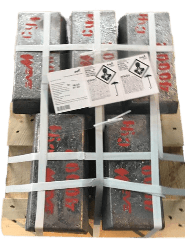 Antimony metal ingot for sale